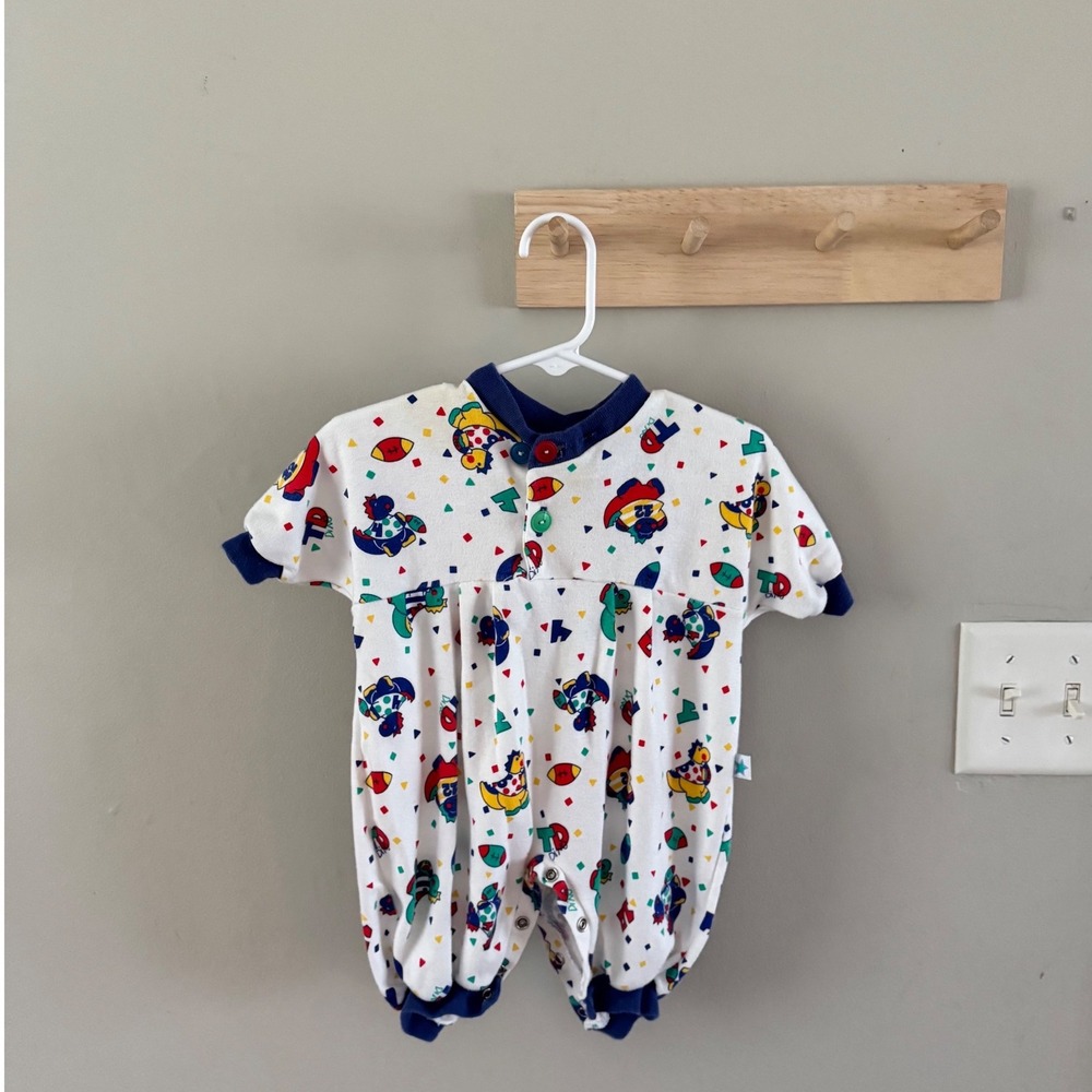 Vintage Little me 3M Dino romper